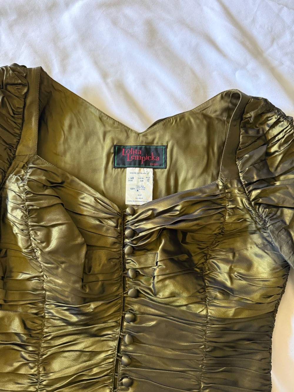 Lolita Lempicka taffeta blouse - Picture 3 of 5